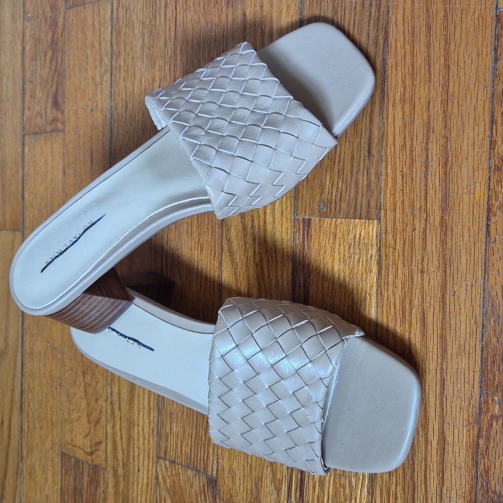 Woven Slide Sandals in Beige - Women - Picture 3 of 13